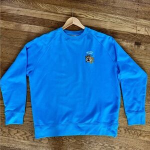 Onitsuka Tiger Men's Blue Crewneck Sweater